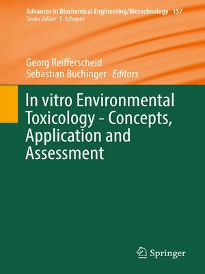 cover image of In vitro Environmental Toxicology--Concepts, Application and Assessment